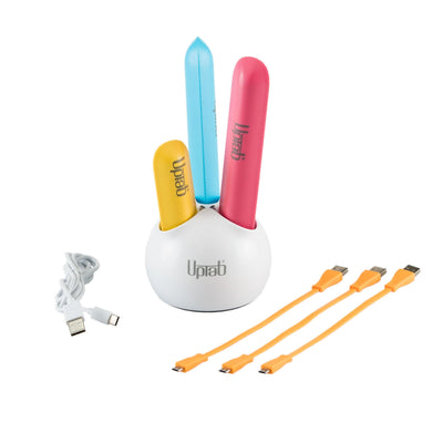 UPTab Power Station - Shared Power Bank for Cell Phone or Tablet - what is included in the Box